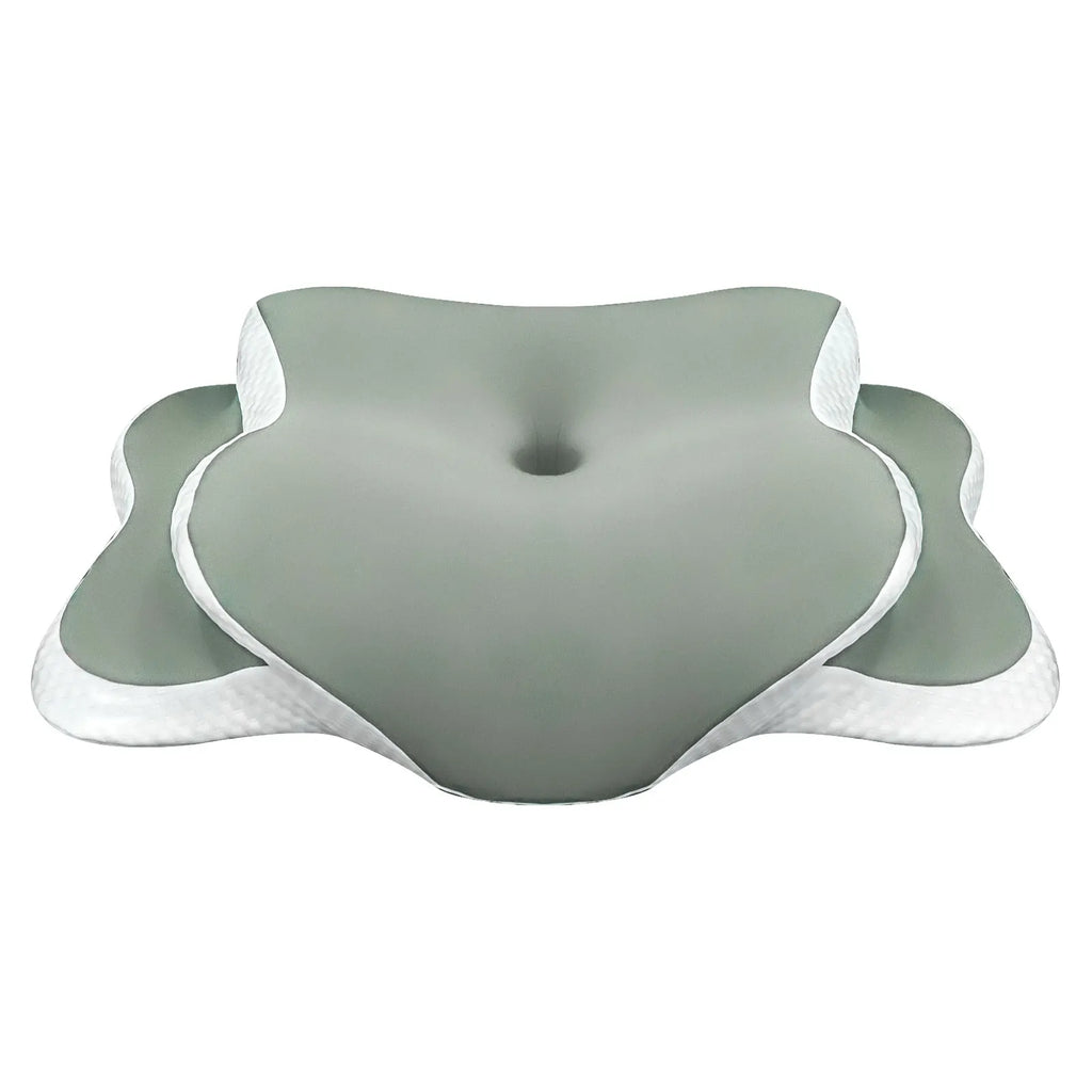 Memory Foam Pillow Cervical Pillow Neck Pain Relief Contour Ergonomic Orthopedic Neck Support for Side Back Stomach Sleeper Gift
