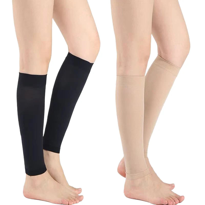 1pair Women Compression Socks Slimming Sock Men Outdoor Sports Prevent Calf Soreness Pressure Calf Stocking Sock