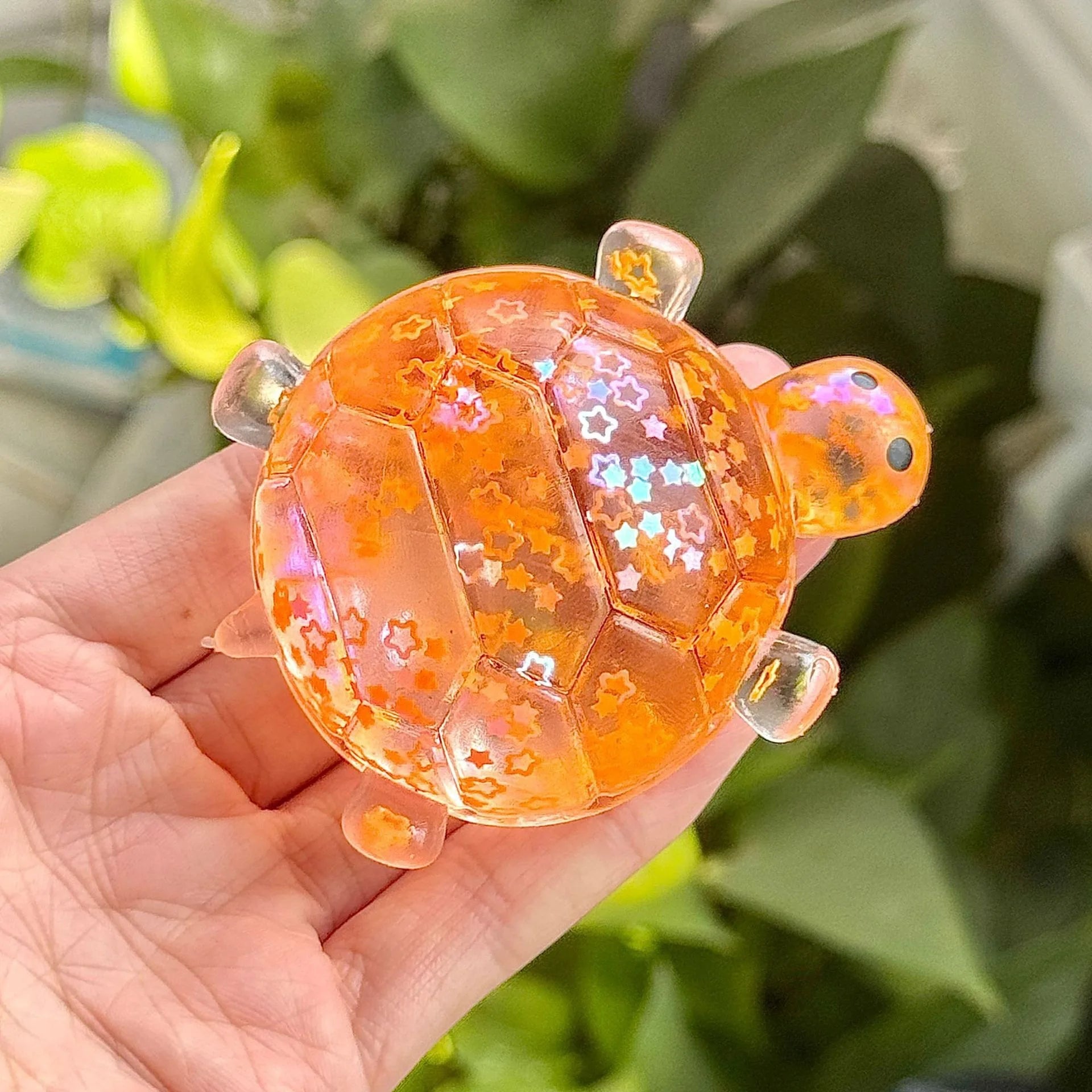 Large Maltose Glitter Turtle Axolotl Diamond Squeeze Stress Relief Toy High-Quality Slow Rebound Squeeze Stress Toy