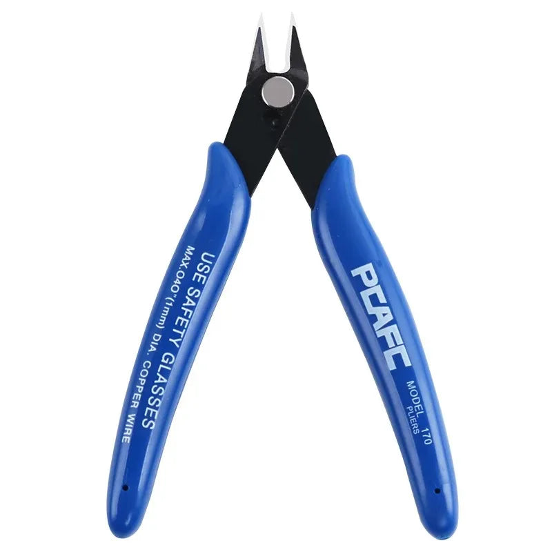 Electrician Durable Chisel Tool Pliers 170 Mini Cutting Nippers Mini Electrical Wire Cable Cutting Cutter Diagonal Pliers