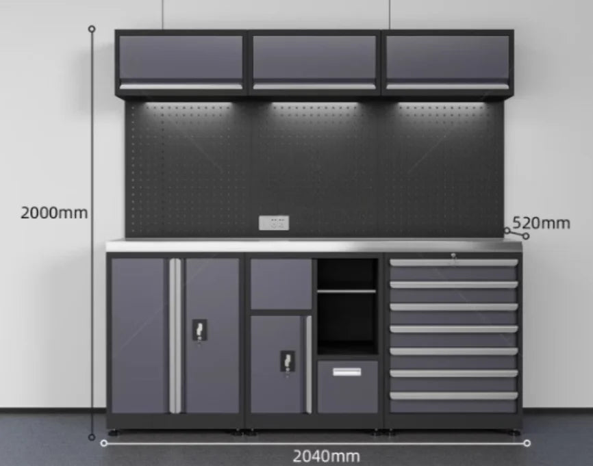 Auto Repair Workstation Workshop Multi-functional Maintenance Workbench Combination Cabinet