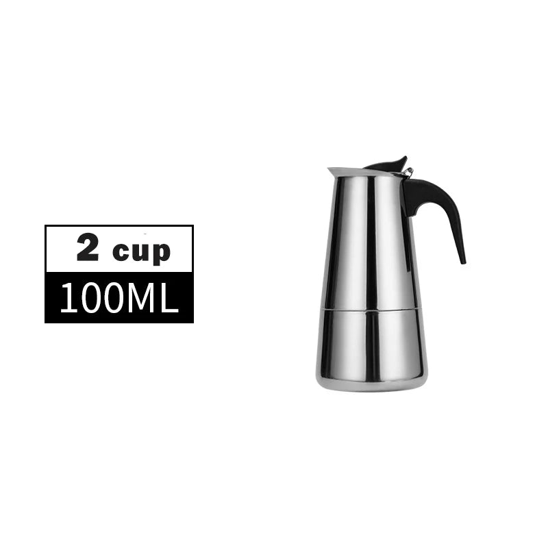 4/6/9 Cups Moka Pot Caffe Machine Espresso Cups Coffee Makers Latte Percolator Stove Top Moka Coffee Maker