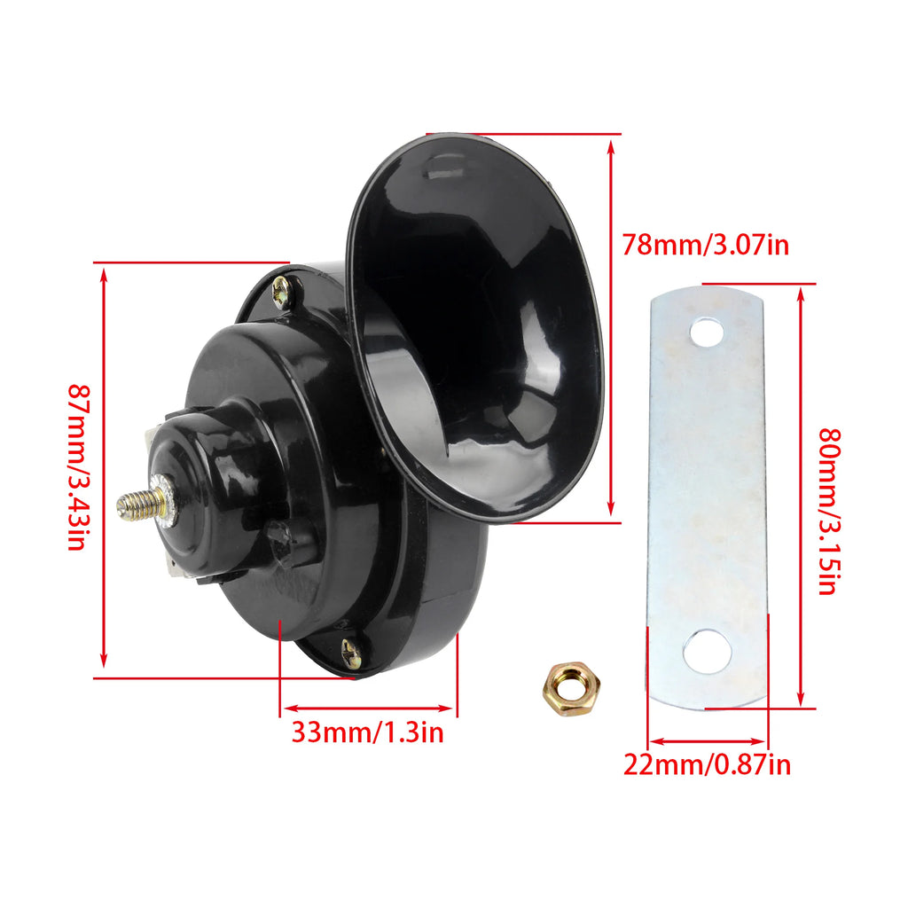 12V 24V Super Loud Motorcycle Horns Universal Waterproof Loudspeaker For Car Motorcycle Scooters Moped Cafe Racer ATV Dirt Bike