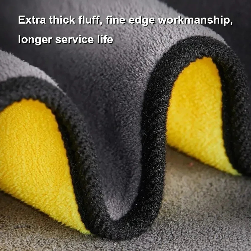 1/3/5Pcs Microfiber Towel Car Microfiber Wash Towel Microfiber Cleaning Cloth Car Wash Drying Towel Auto Detailing 30/40/60cm