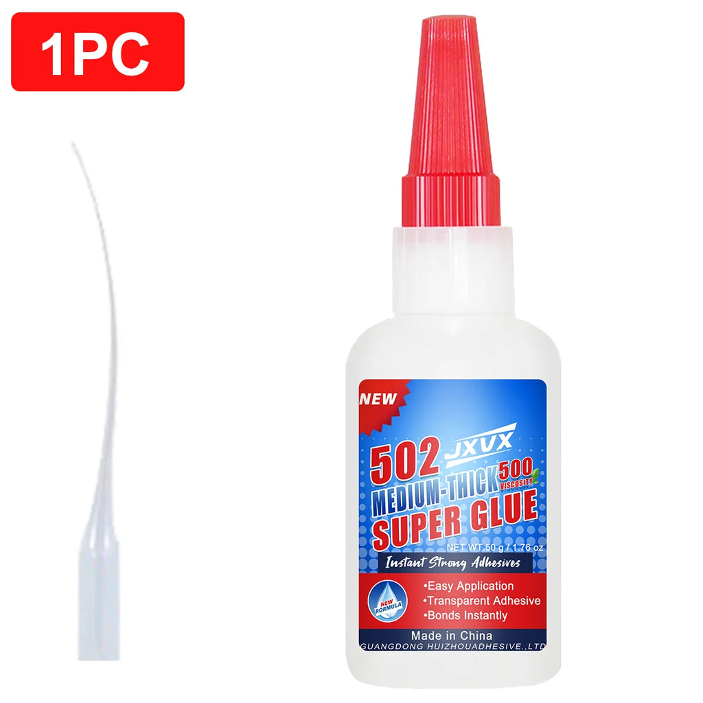 50g 502 Instant Cyanoacrylate Super Glue, Professional Shoe Repair Glue, Strong Adhesive, Boots, Leather, Quick Repair Glue, Waterproof Multipurpose Repair Liquid Glue