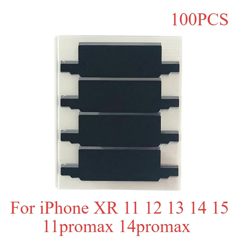 100pcs Battery Insulation Protective Sticker Tape For iPhone X XS Max XR 11 12 Mini 13 Pro 15 LCD Repair Adhesive