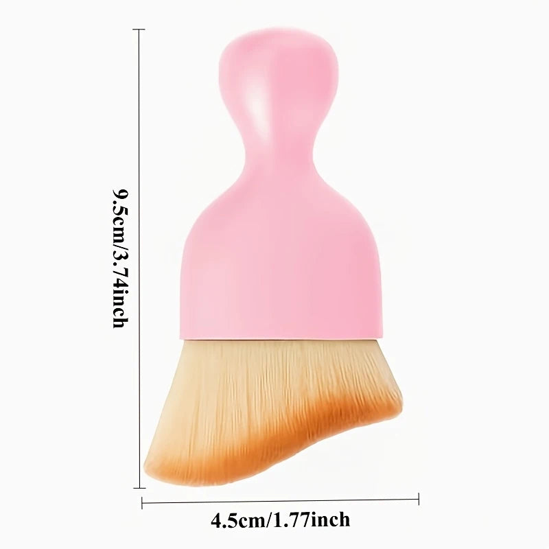 1Super soft pink and white bristle car detailing brush - Car interior cleaning and air conditioning vent dust removal tools，Easy