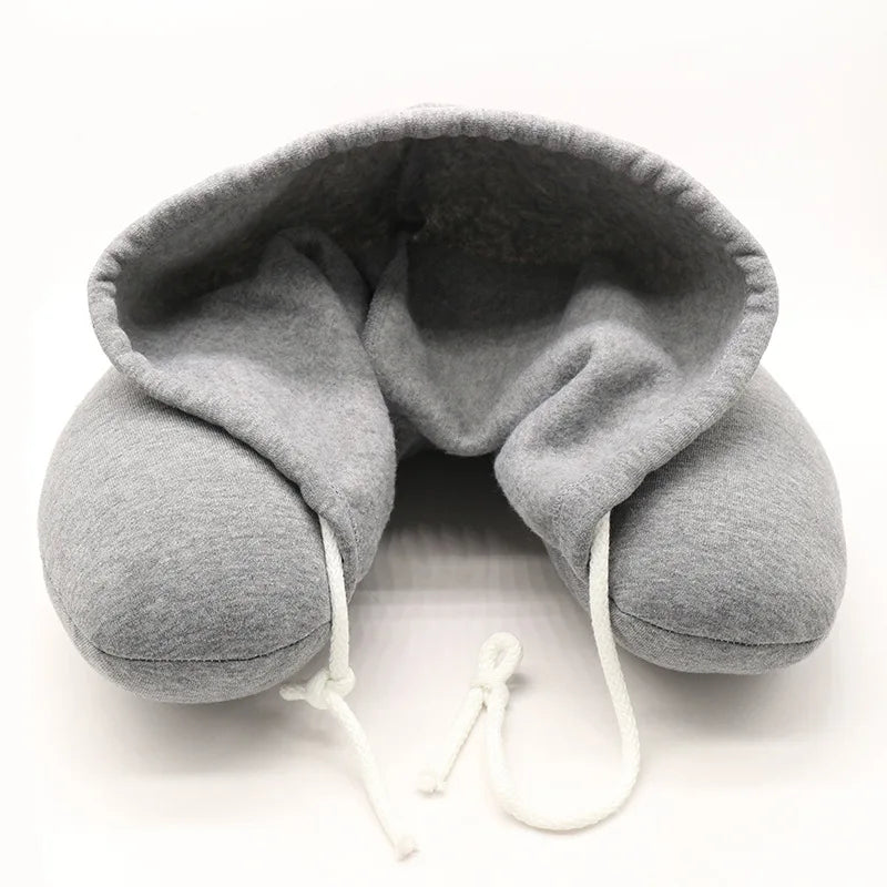 U-shaped Hooded Travel Home Pillows Car Seats Office Aircraft Pillows Neck Pillows Lightweight Sleeping Pads Popular New Models