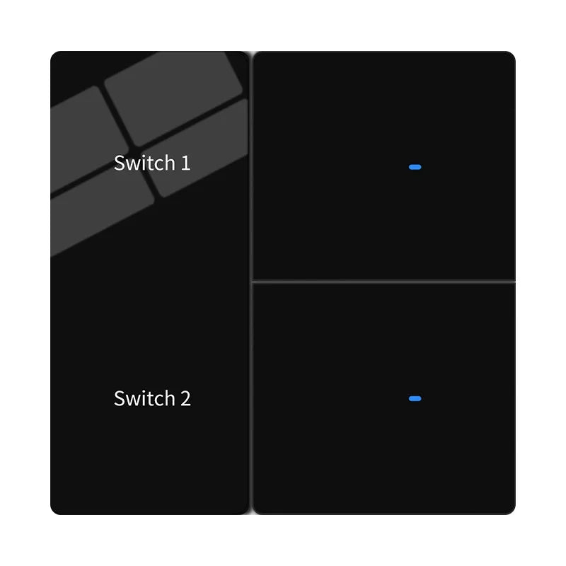Tuya Smart Life Zigbee Smart LED Display Switch Supports Multi Language Settings APP Remote Control AI Voice Control AC100-240V