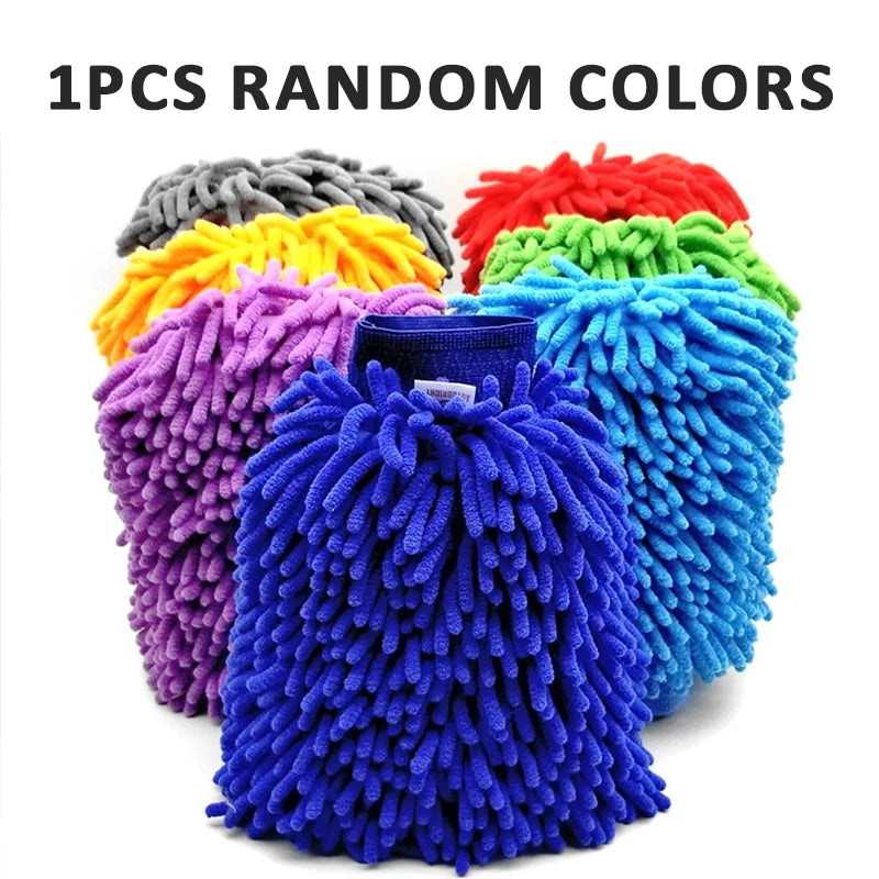 Multifunction Cleaning Sponge Ultra Fine Fiber Car Wash Gloves Cleaning Car Details Care Care Washing Accessories