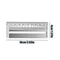 Crack Width Gauge Stainless Steel High Precision Crack Gauge Gap Measurement for Hardware Installation Concrete Wall Inspection
