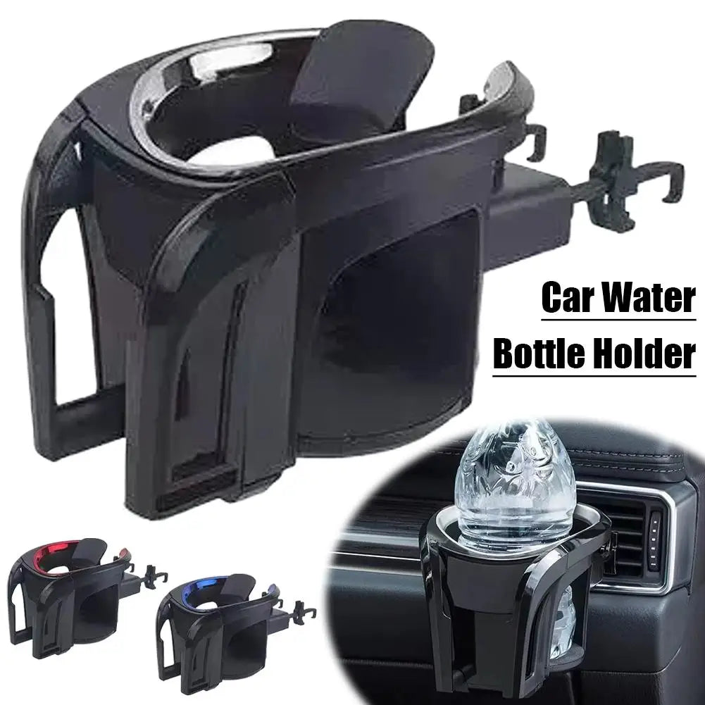 2 In 1 Universal Car Cup Holder & Phone Stand Stable Air Vent Outlet Mount Adjustable Coffee Water Bottle Storage Bracket