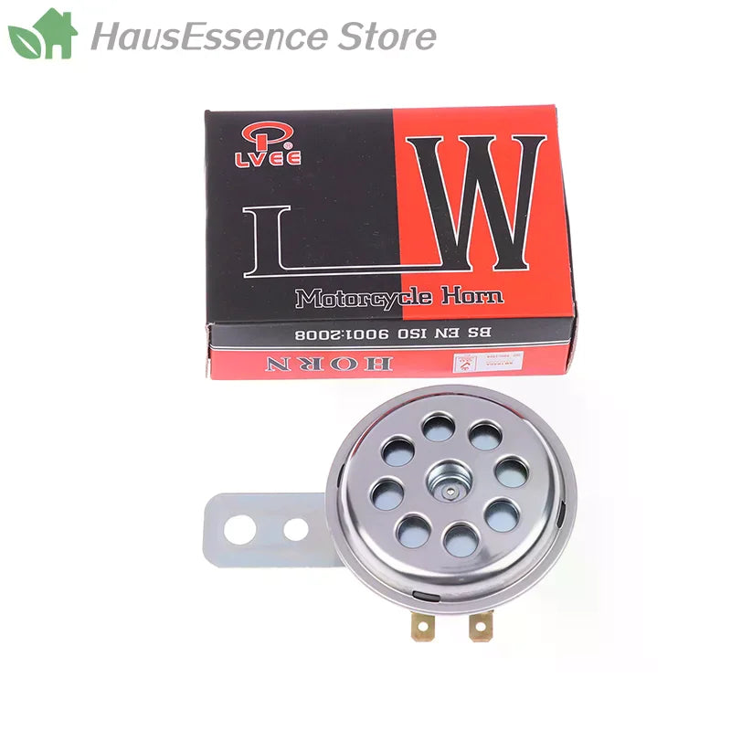 ※1 Piece Universal Waterproof Electric Horn LVEE DL70 Series 6V/12V Motorcycle 105db Moto Bike Motor Scooter Loud Sound