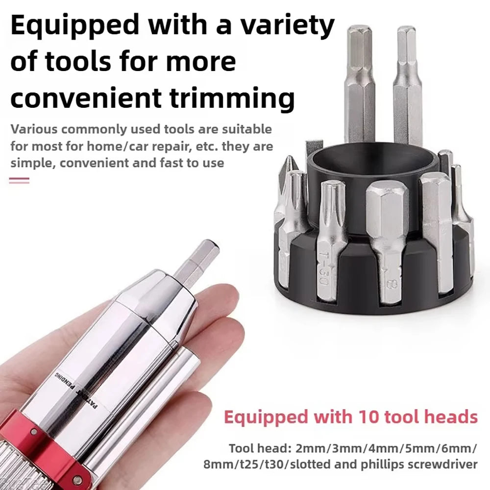 3-10N.m GEWAG Torque Wrench Bicycle Repair Tool Portable Combination Tools Adjustable Torque Screwdriver Riding Equipment