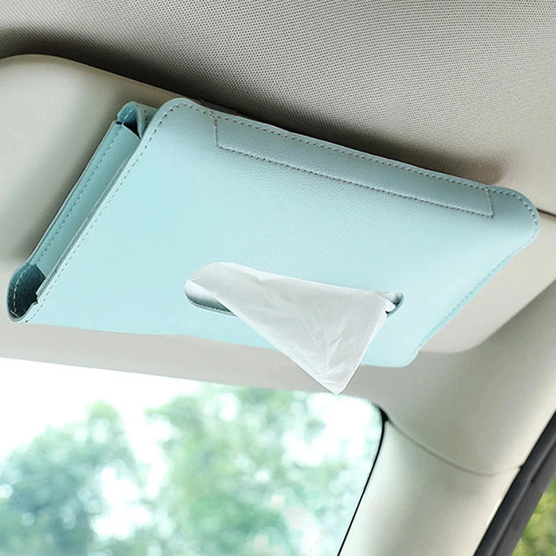 1-4Pcs Car Tissue Box Holder Armrest Paper Towel Storage Bag Organizer For JAC Kia Jeep Lexus Infiniti Isuzu Interior