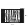 Car Trunk Double-layer Mesh Pocket Storage Mesh Bag Car Back Rear Trunk Organizer Vehicle Supplies