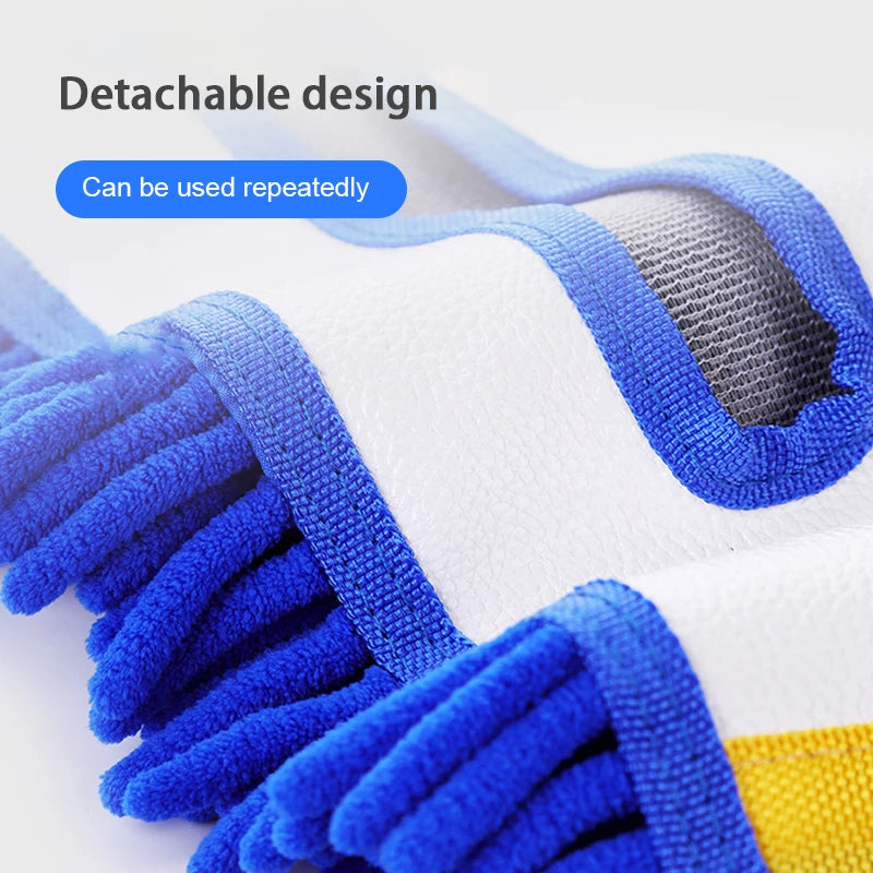 SEAMETAL Scalable Car Washing Mop Long Handle Cleaning Brush Ultra-Soft Chenille Auto Dust Removal for Car Detailing Wash Tool