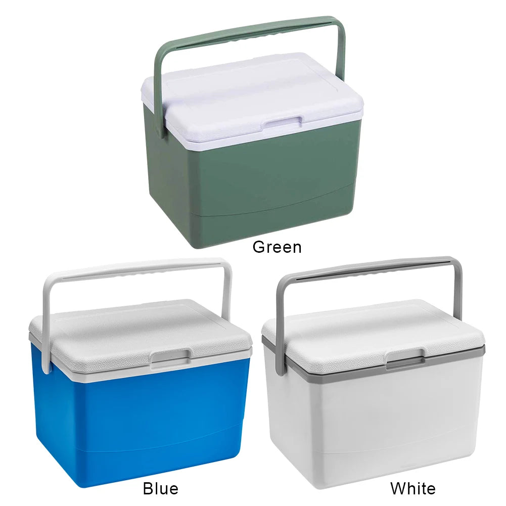 5L Insulated Portable Cooler with Handle Camping Car Refrigerator Heat Preservation Food Storage Cooler Box for Beach Picnic