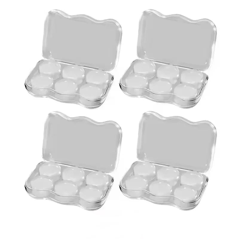 Soft Silicone Earplugs Wax Ear Plugs Reusable Noise Cancelling Gel Ear Plugs Waterproof Earbuds for Sleeping Flying Swimming
