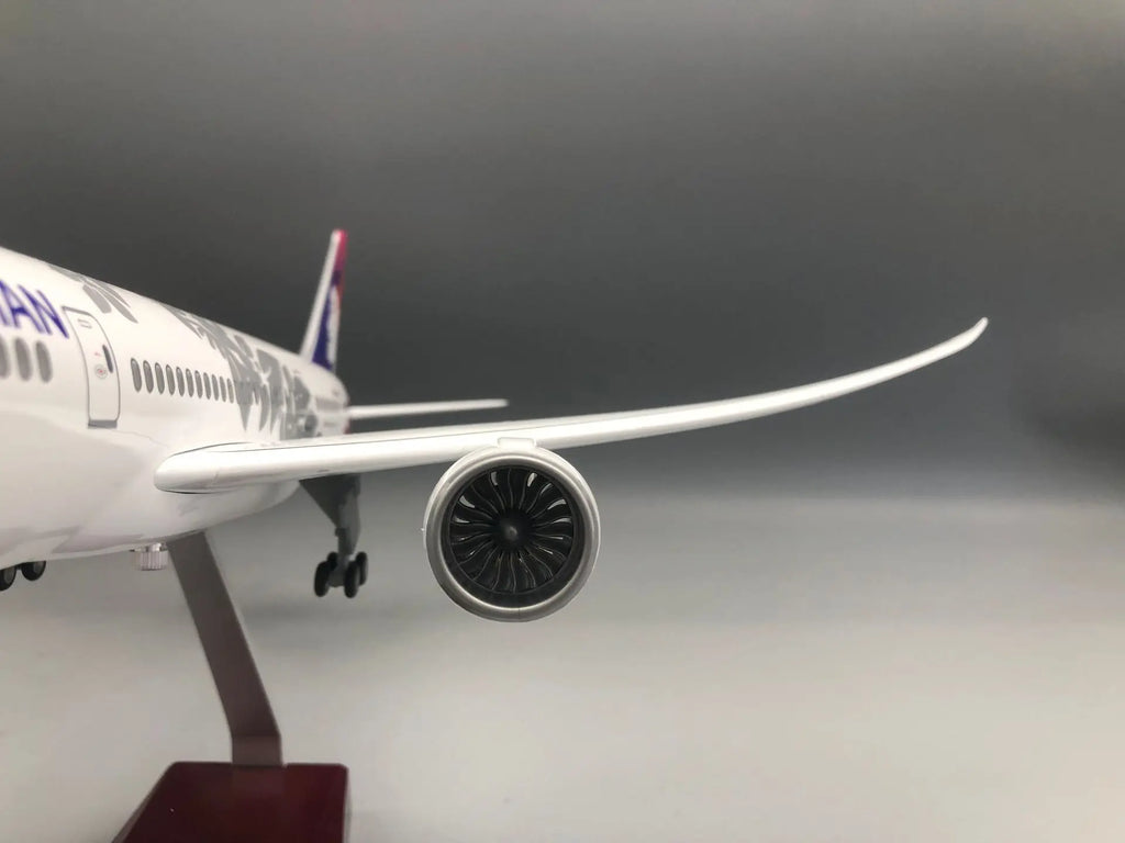 B787 Hawaiian Airlines Model Airplane Children Toys 43cm Boys Toys Collectible Miniatures Realistic Static Model Aircraft