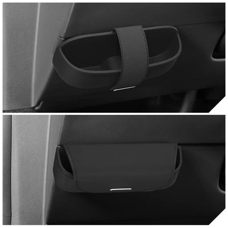 For Tesla Model 3/YL/Y Juniper 2025 2026 Silicone Glasses Case Magnetic Closure Design Sun Glasses Storage Box Car Accessories