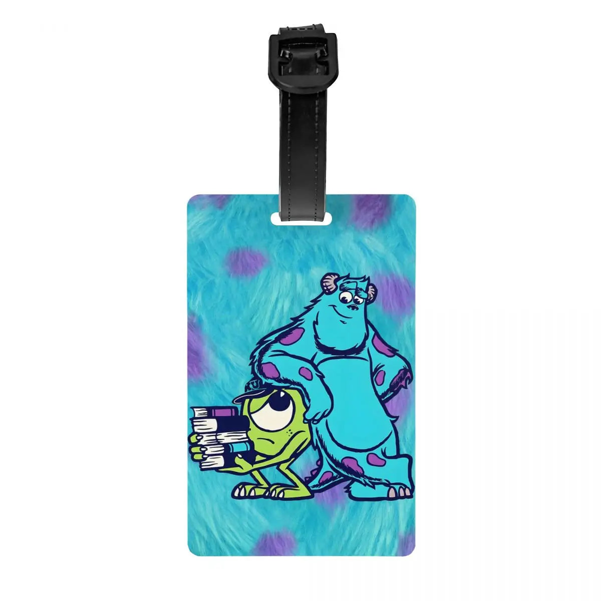 Custom M-Monsters Anime University Luggage Tag Travel Bag Suitcase Privacy Cover ID Label