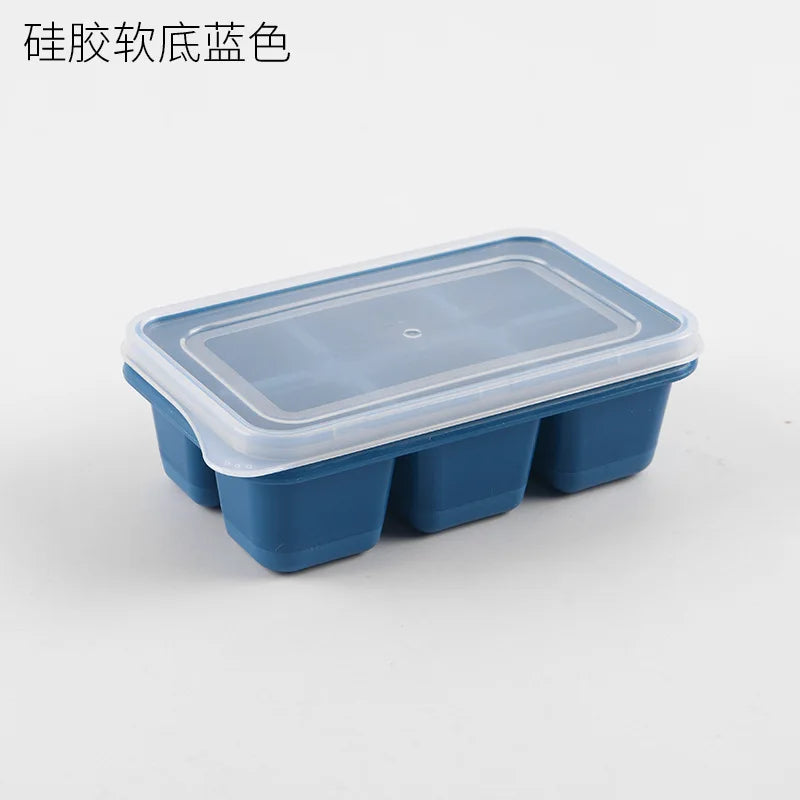 Creative Hexagon 37 Grid Ice Making Honeycomb with Lid Silicone Moulds Refrigerator Homemade Ice Mold Household Ice Making box
