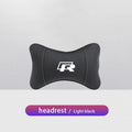 Keychain Leather Car Seat Headrest Memory Foam Comfort Neck Pillow Auto Interiors For Volkswagen VW T5 ID3 Tiguan GTI RLine Golf