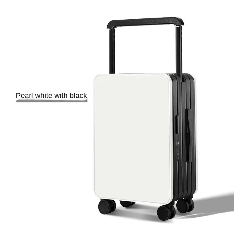 Wide-Handle Luggage Suitcase for Women and Men 20-26 inch Travel Suitcase Cabin Bag Large Capacity Luggage with Smooth Wheels