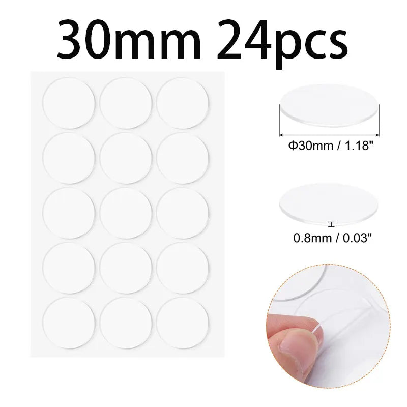 10-30MM Clear Sticky Tack Adhesive Poster Double Sided Sticky Dots Tape No Traces Adhesive Sticke for Festival Decoration