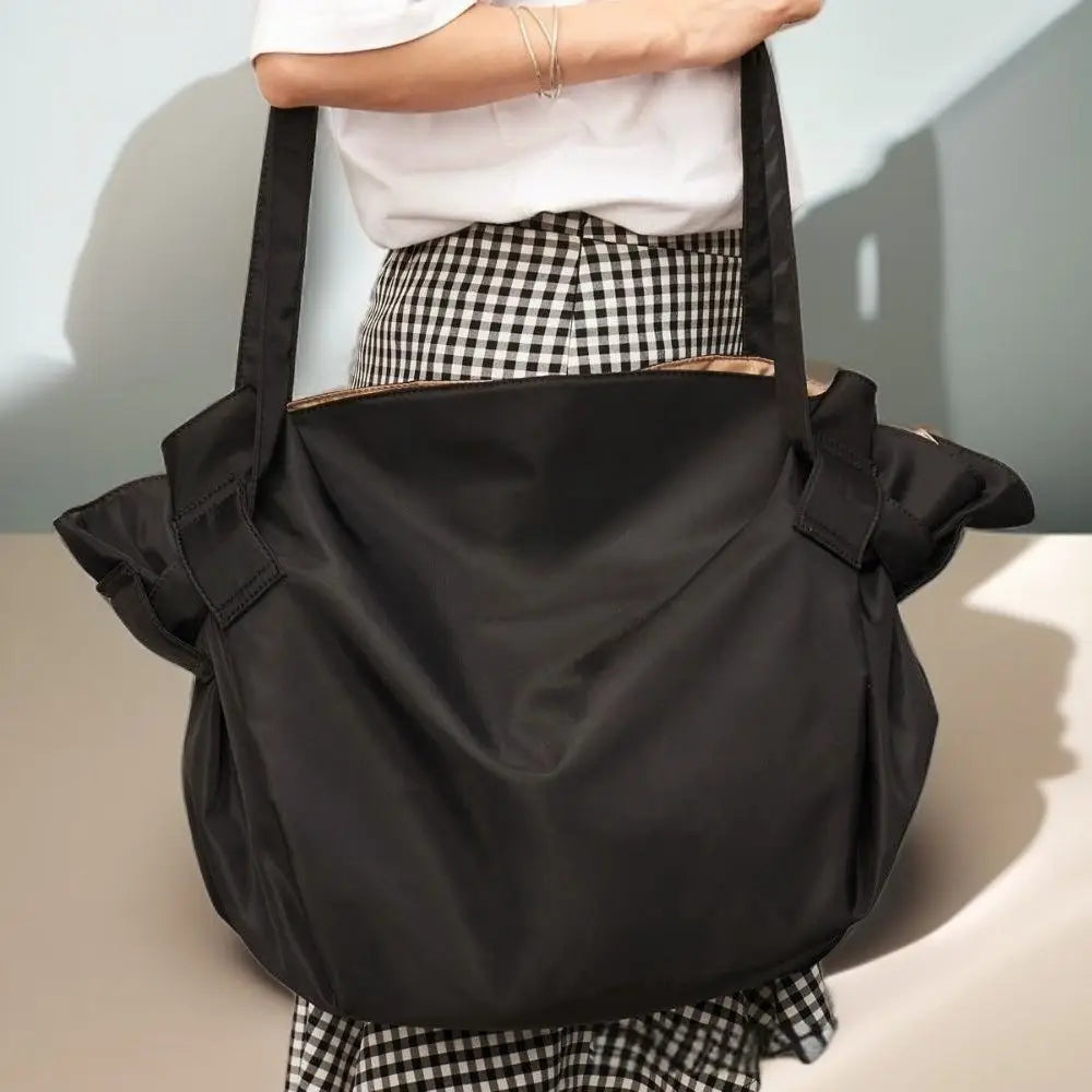 Portable travel camping storage large capacity shoulder picnic travel crossbody duffel bag women's bag fashion