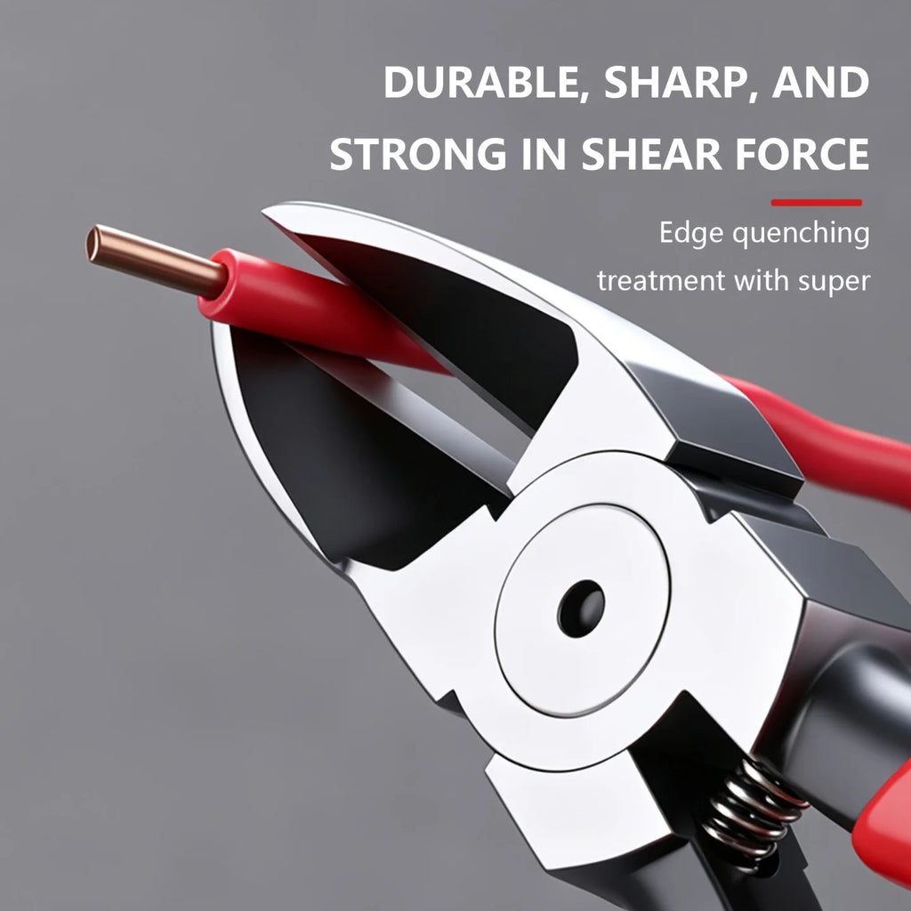 45° 90° Right Angle Flush Cut Pliers Industrial Diagonal Cutting Nippers Cr-V Steel Portable Scissors for Electronics Repair