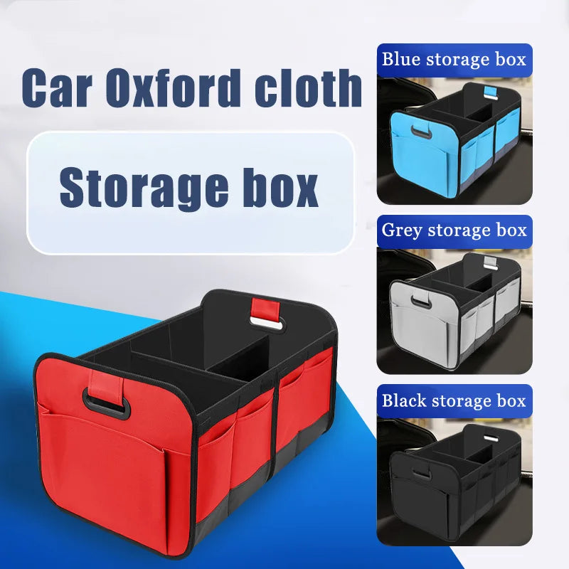 Car Storage Box, Trunk Storage Box, Oxford Cloth Storage Box, Large Capacity, Foldable