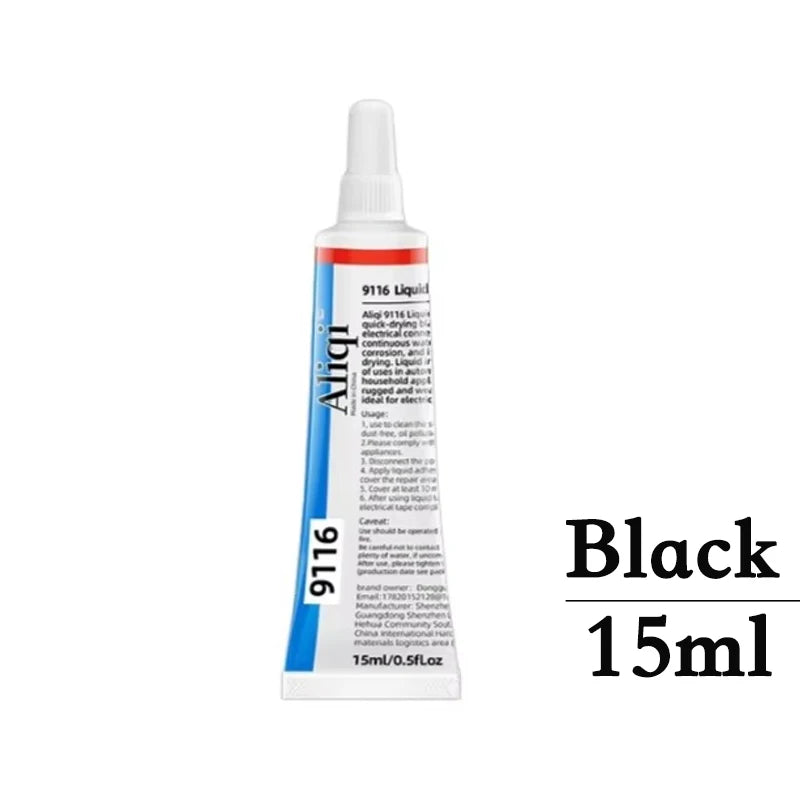 15-300mL Liquid Electrical Tape Insulation Waterproof Repair Fix Line Glue Wires Cables Home House Coat Seal Protect Connector