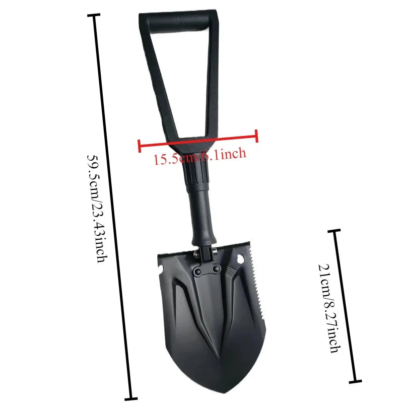 1PC Outdoor Large Military Shovel Thickened Tool Set Military Shovel Multifunctional Military Shovel Outdoor Gear