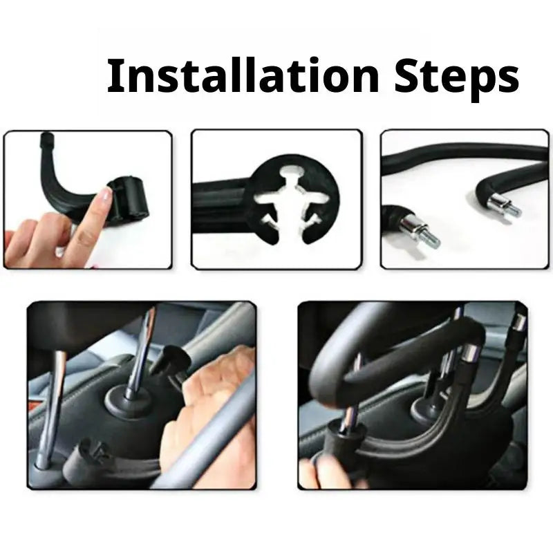 Universal Car Clothes Hanger Seat Back Headrest Mount Suit Coat Garment Holder Stainless Steel Auto Interior Accessories