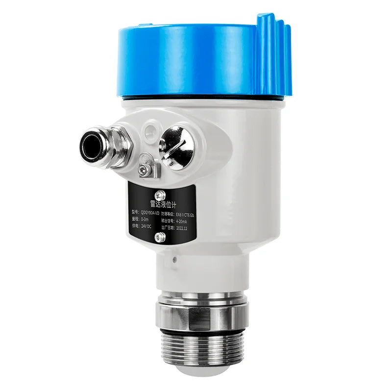 0-120m 80GHZ Radar Level Sensor 4-20mA Hart RS485 Radar Level Meter Grain Solid Radar Water Level Gauge Transmitter