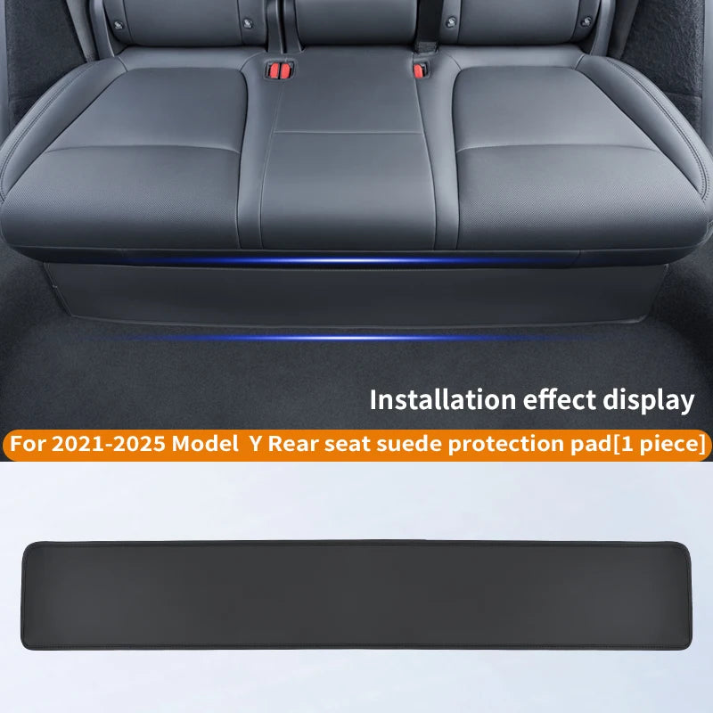 For Tesla Model Y Juniper Seat Anti Dirt Foot Mat Automotive Parts Rear Lower Seat Protective Pad Interior Easy to Clean