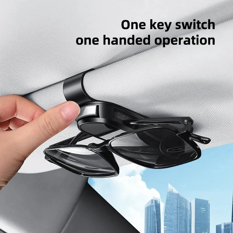 1Pcs Car Sun Visor Glasses Storage Clip Sunglasses Holder For MG HS ZS MG4 EV Cyberster MG6 MG5 ES5 MG7 MG3 EZS MG07 ONE Hector