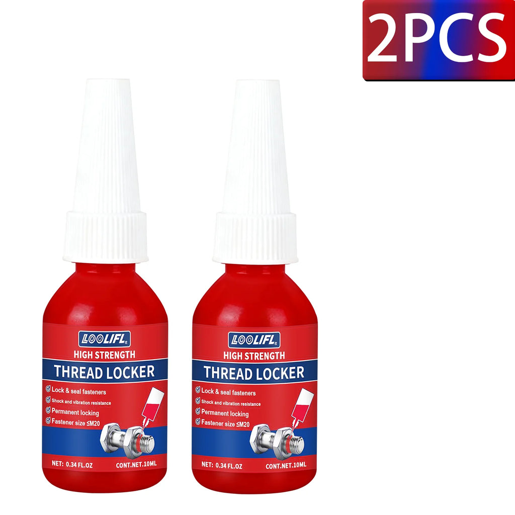 50ML 5PCS Threadlocker Screw Glue Quickly Cured Thread Locking Agent Anaerobic Adhesive Corrosion-Resistant Anti-Loosening Glue