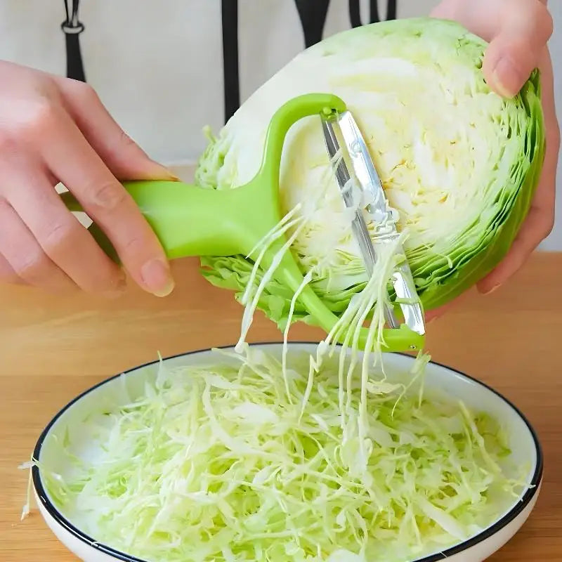 1Pcs Peeler Vegetables Fruit Stainless Steel Cabbage Graters Salad Potato Slicer Kitchen Accessories Cooking Tools Wide Mouth