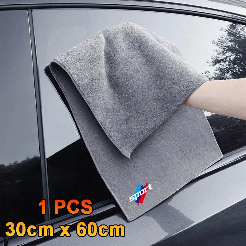 Absorbent Auto Cleaning Towels-Lint-Free Microfiber,Scratch-Resistant,car accessories,for BMW M Performance power sport