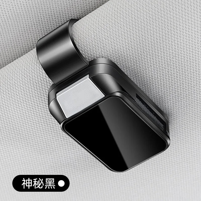Car-Mounted Eyeglass Holder Multi-Functional Sunshade Board Storage Clip Sunglasses Frame Interior Decoration Accessories