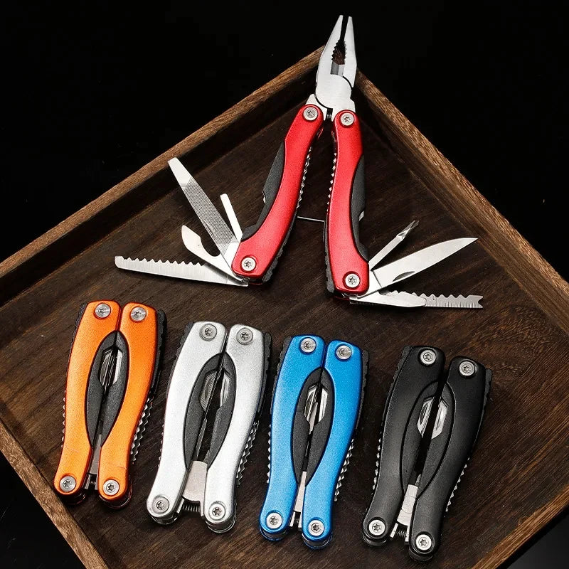 Mini Pocket Multitool Pliers Set, Multi Function Survival Tool for Camping Hiking, Gift for Men