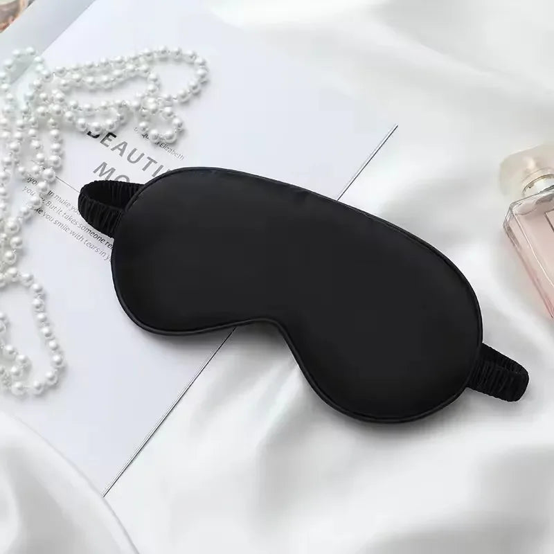 1 Pcs Eyepatch Blindfolds Eyeshade Health Sleep Shield Light Silk Double-Side EyeShade Sleeping Eye Mask Cover Sleep Mask