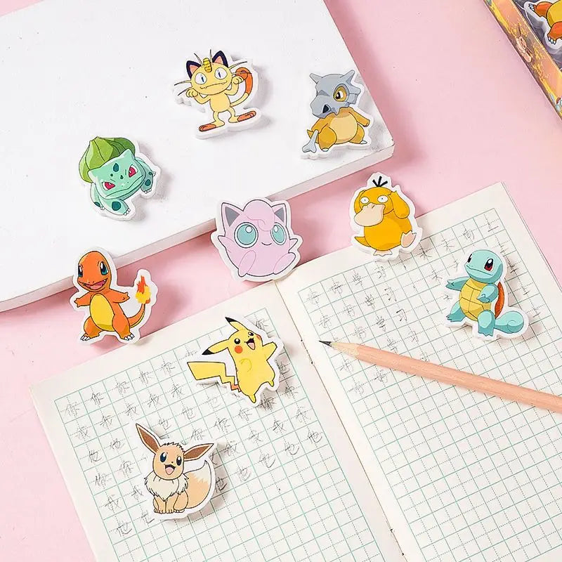New Pokémon hot-stamped individually packaged erasers, fun erasers, clean, small gifts for giving