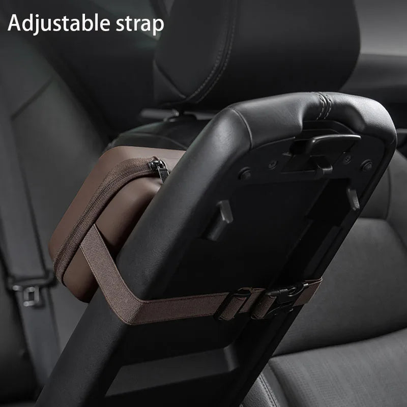 Car central armrest box leather tissue box for Jeep Grand Cherokee Wrangler Rubicon Renegade Patriot Compass Commander