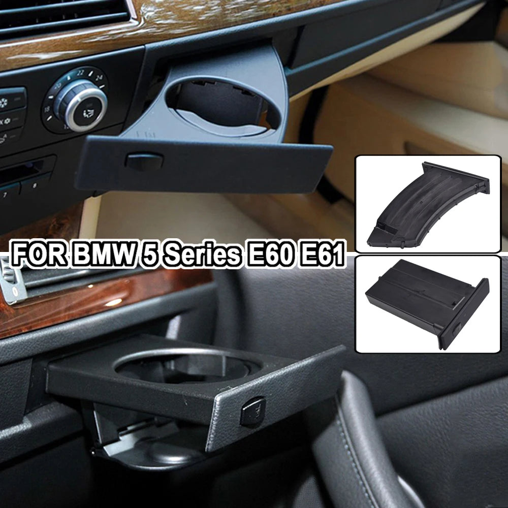 For BMW 5 Series E60 E61 M5 525i 528i 530i 535i 550i 2004-2010 Car Front Center Console Water Cup Drink Holder 51459125622