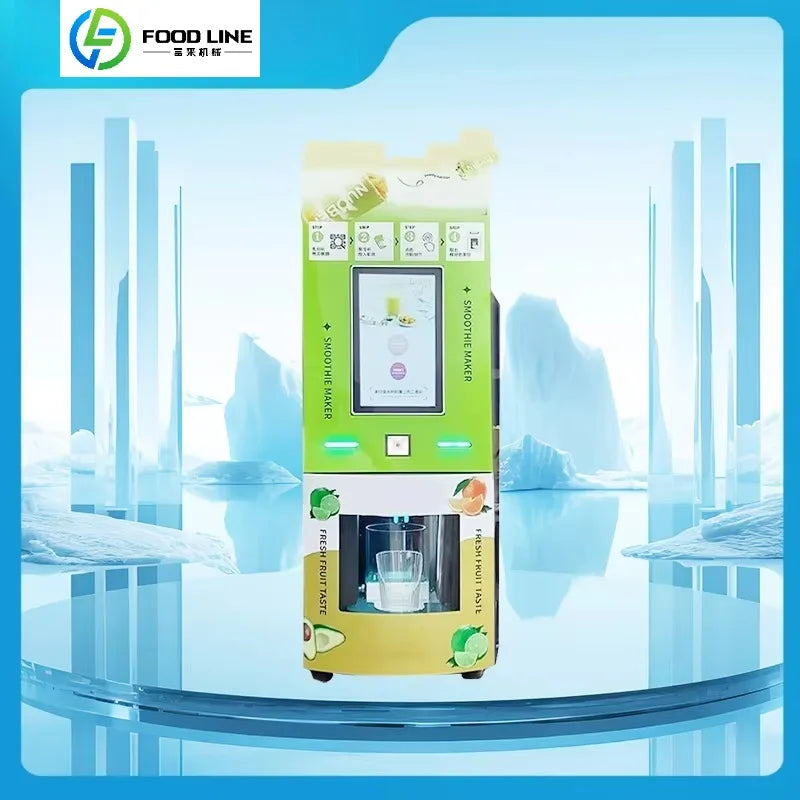 Customized New Commercial 24H Intelligent Desktop Fresh Fruit Smoothies Vending Machine