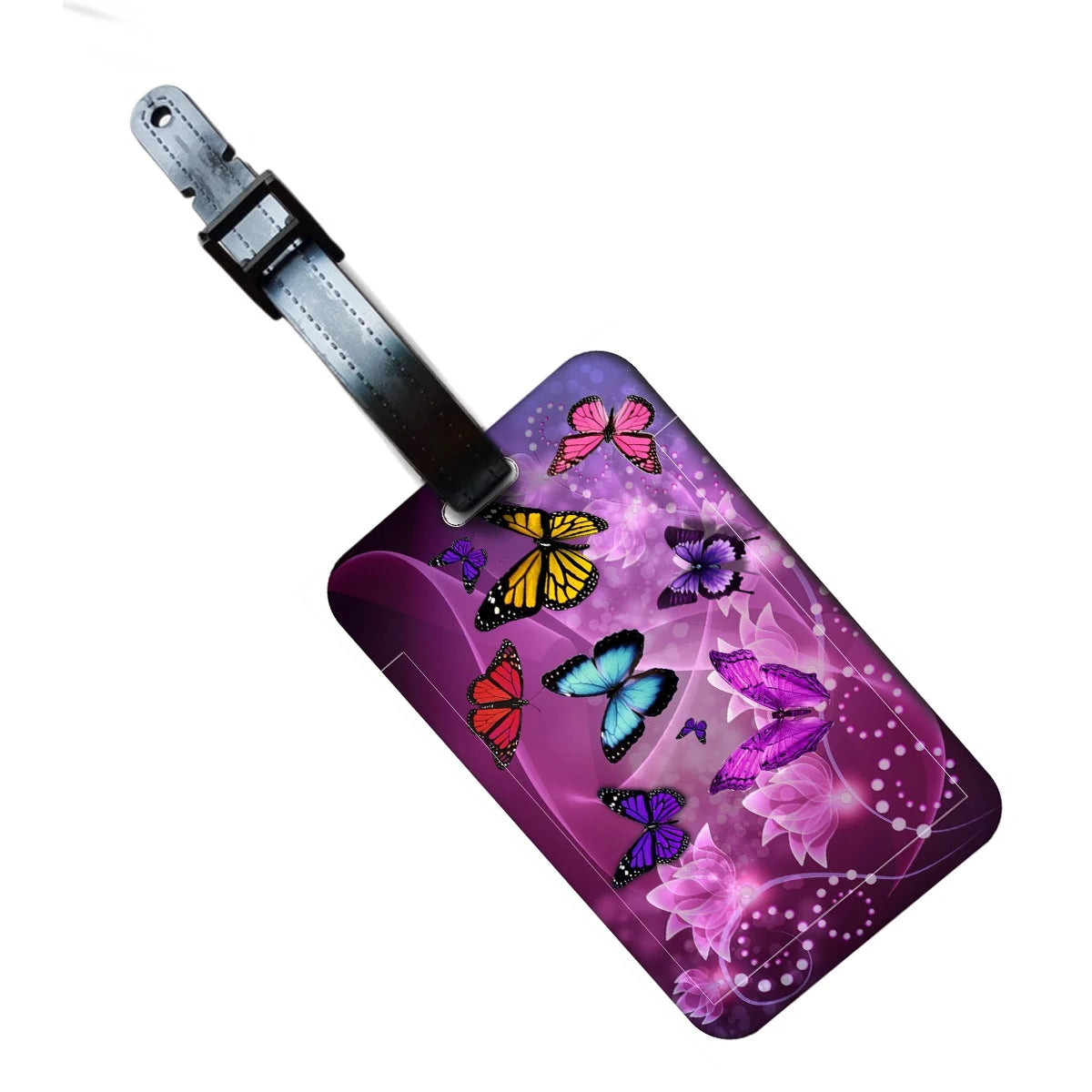 Butterfly Luggage Tags – Fun ID Labels for Suitcases, Backpacks & Travel Bags – Unique Travel Accessories for Teens & Adults